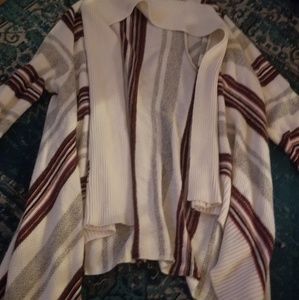 Cream striped jacket